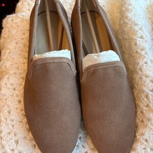 Tan loafers